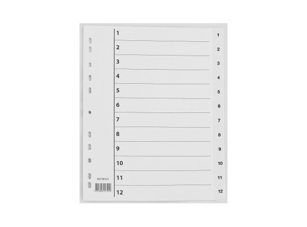 Register 1-12 Maxi indeksark 